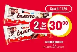 Coop Extra KINDER BUENO tilbud