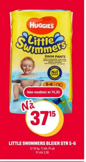 Coop Extra LITTLE SWIMMERS BLEIER STR 5-6 tilbud