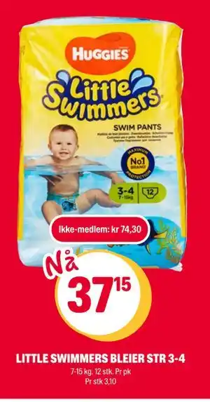 Coop Extra LITTLE SWIMMERS BLEIER STR 3-4 tilbud