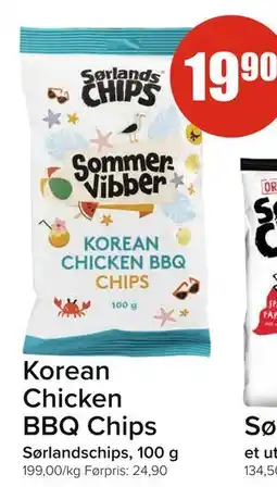 Spar Korean Chicken BBQ Chips tilbud