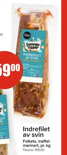 Spar Indrefilet av svin tilbud