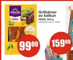 Spar Grillskiver av kalkun tilbud