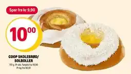 Coop Extra COOP SKOLEBRØD/ SOLBOLLER tilbud