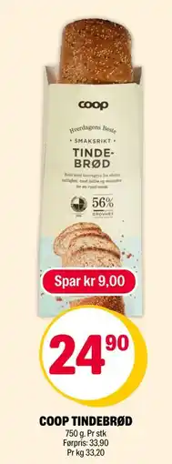 Coop Extra COOP TINDEBRØD tilbud