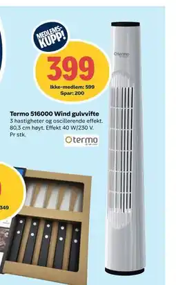 Coop Extra Termo 516000 Wind gulvvifte tilbud