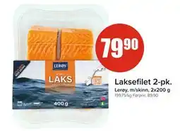 Spar Laksefilet 2-pk tilbud