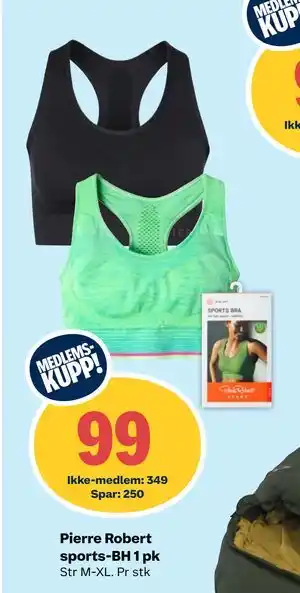 Coop Extra Pierre Robert sports-BH 1 pk tilbud
