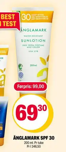 Coop Extra ÄNGLAMARK SPF 30 tilbud