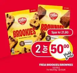 Coop Extra FREIA BROOKIES/BROWNIES tilbud