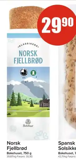 Spar Norsk Fjellbrød tilbud