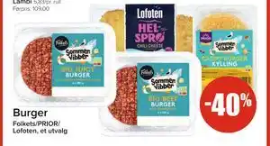 Spar Burger tilbud