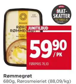 Meny Rømmegrøt tilbud