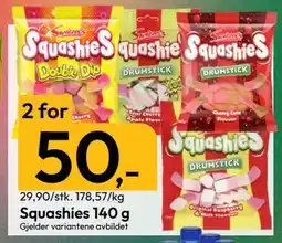 Gigaboks Squashies 140 g tilbud