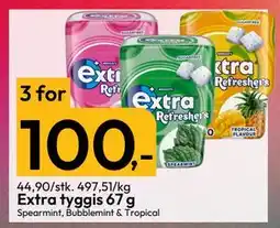 Gigaboks Extra tyggis 67 g tilbud