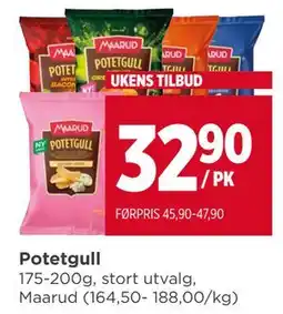 Meny Potetgull tilbud