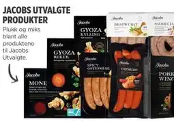 Meny JACOBS UTVALGTE PRODUKTER tilbud