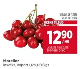 Meny Moreller tilbud
