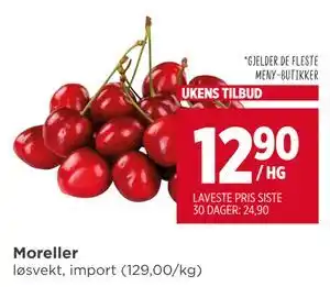 Meny Moreller tilbud