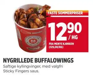 Meny NYGRILLEDE BUFFALOWINGS tilbud
