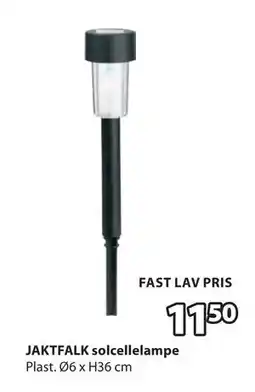 JYSK JAKTFALK solcellelampe tilbud