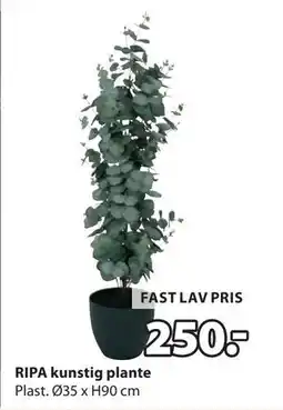 JYSK RIPA kunstig plante tilbud