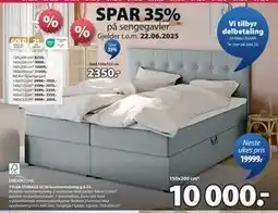 JYSK TYLDA STORAGE GC50 kontinentalseng grå-23 tilbud