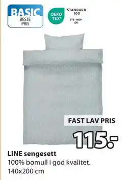 JYSK LINE sengesett tilbud