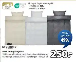 JYSK NELL satengsengesett tilbud