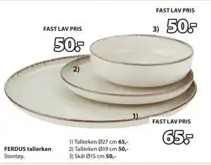 JYSK Tallerken Ø27 cm tilbud