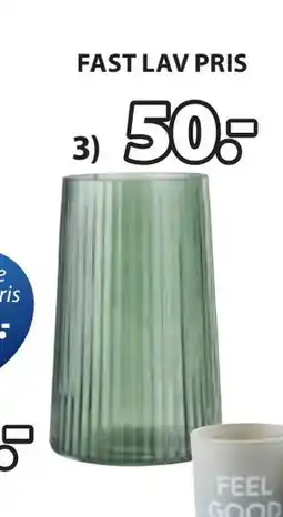 JYSK ROY VASE tilbud