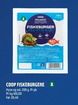 Coop Obs COOP FISKEBURGERE tilbud