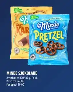 Coop Obs MINDE SJOKOLADE tilbud