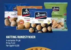 Coop Obs HATTING RUNDSTYKKER tilbud