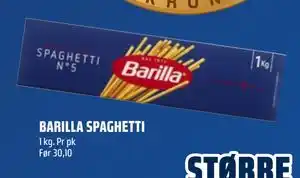 Coop Obs BARILLA SPAGHETTI tilbud