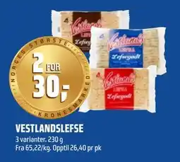 Coop Obs VESTLANDSLEFSE tilbud