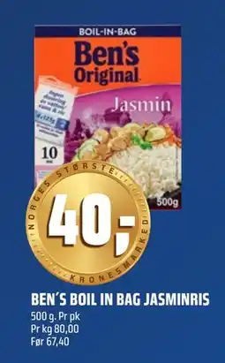 Coop Obs BEN´S BOIL IN BAG JASMINRIS tilbud