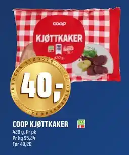 Coop Obs COOP KJØTTKAKER tilbud
