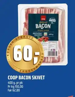 Coop Obs COOP BACON SKIVET tilbud