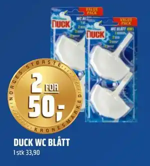 Coop Obs DUCK WC BLÅTT tilbud