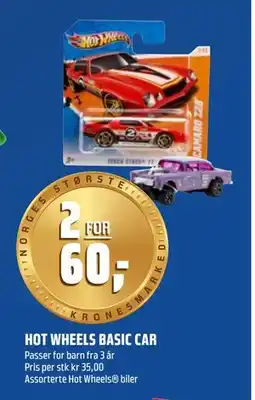 Coop Obs HOT WHEELS BASIC CAR tilbud