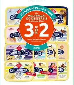 Joker Alle MULTIPACK OG DESSERTIS fra Hennig-Olsen tilbud