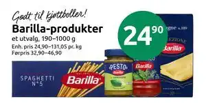 Joker Barilla-produkter tilbud
