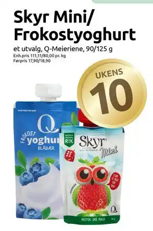Joker Skyr Mini/ Frokostyoghurt tilbud