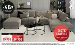Bohus VINCENT HJØRNESOFA tilbud