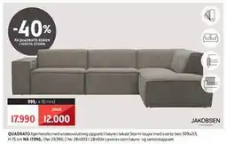 Bohus QUADRATO hjørnesofa tilbud