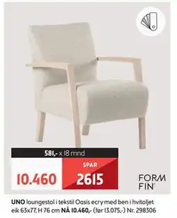 Bohus UNO loungestol tilbud