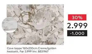 Skeidar Cave teppe 160x230cm tilbud