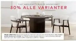 Skeidar Woodcraft spisebord tilbud