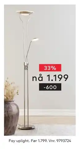 Skeidar Fay uplight tilbud
