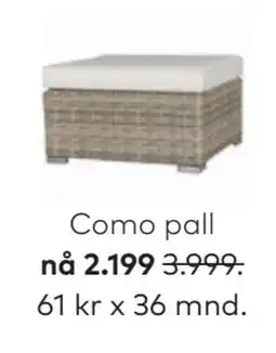 Skeidar Como pall tilbud